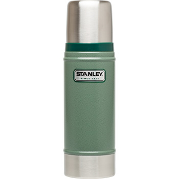 Klassisk grøn Stanley termoflaske på 0,75 liter