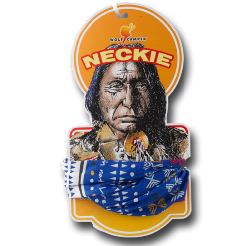 Neckie halstørklæde - Blue Tribal