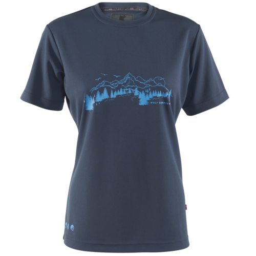 Womens T-shirt - Mørkeblå