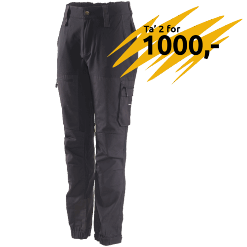 Aiyana damebuks, sort/grå