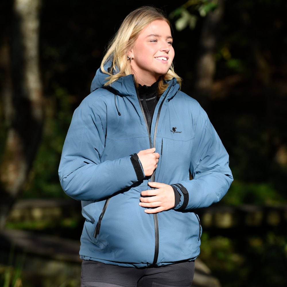 Amka vinterjakke til damer, turkis - Bilde 8