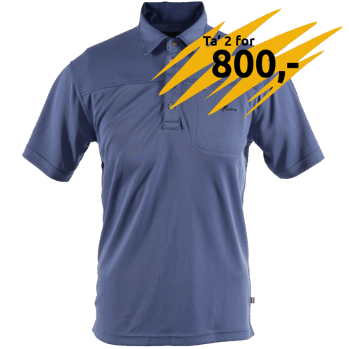 Marocco herrepolo - skyblue