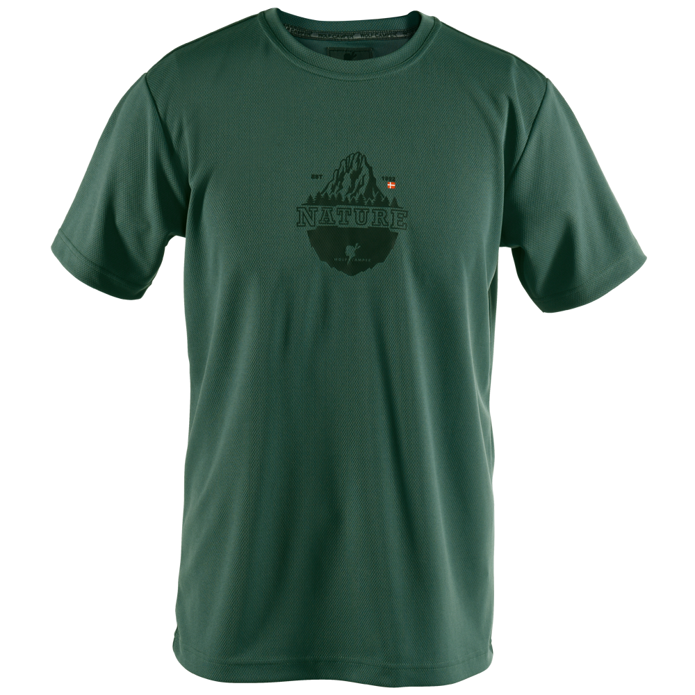Nature - Herre T-shirt - oliven