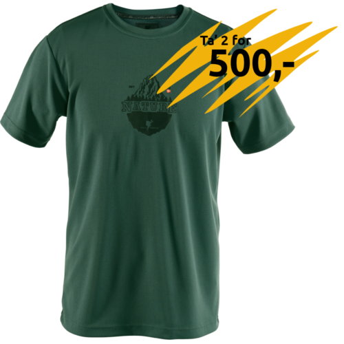 Nature - Herre T-shirt - oliven