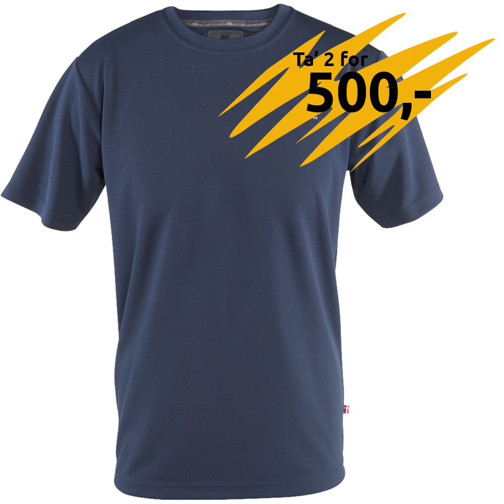 Herren T-shirt Flagga Design Bomull