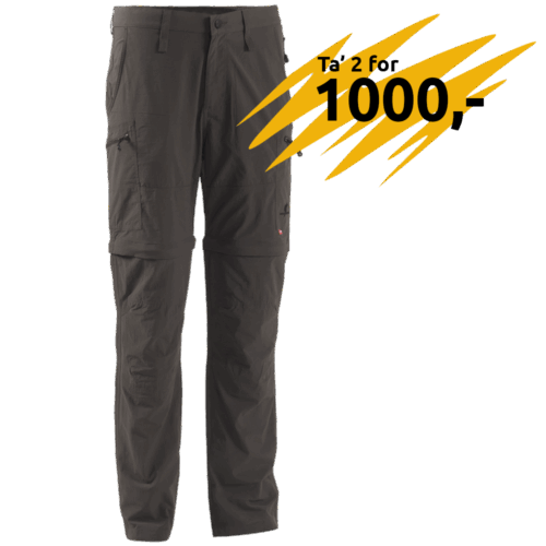 Makaya unisex zip-off buks - oliven