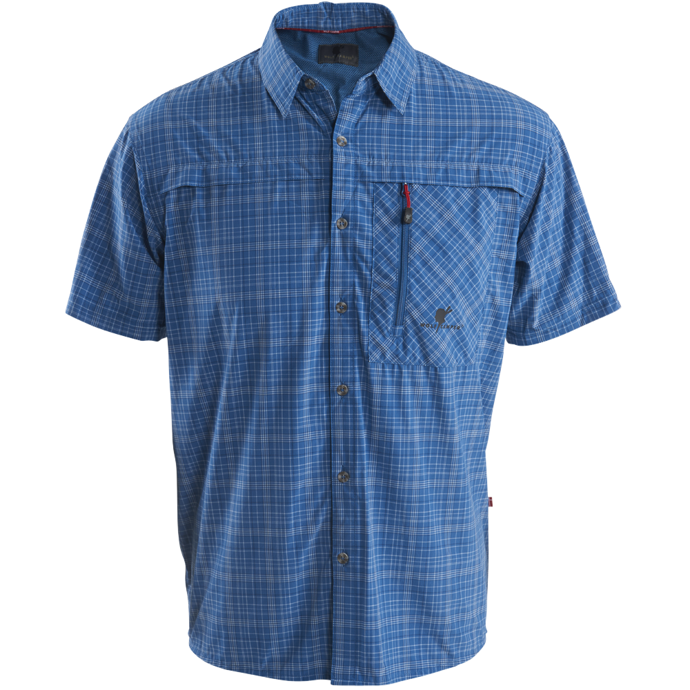 Ohio - sommerskjorte til herrer - jeans blue