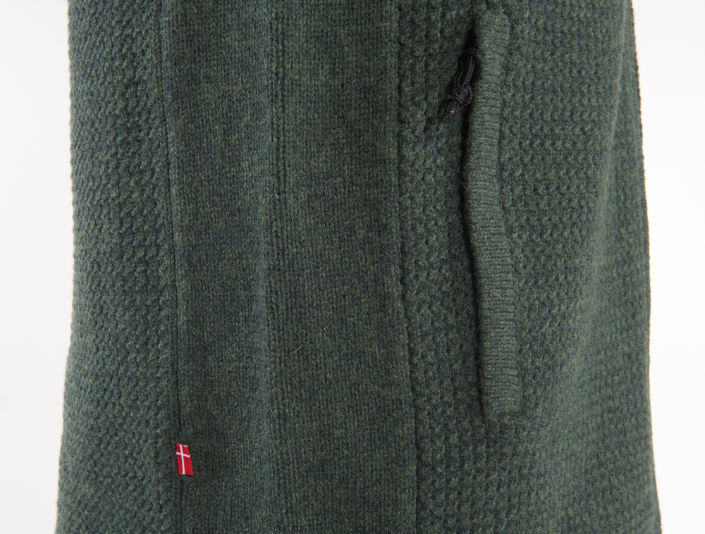 Mozambique herrestrik i lambswool - Grøn - Billede 6