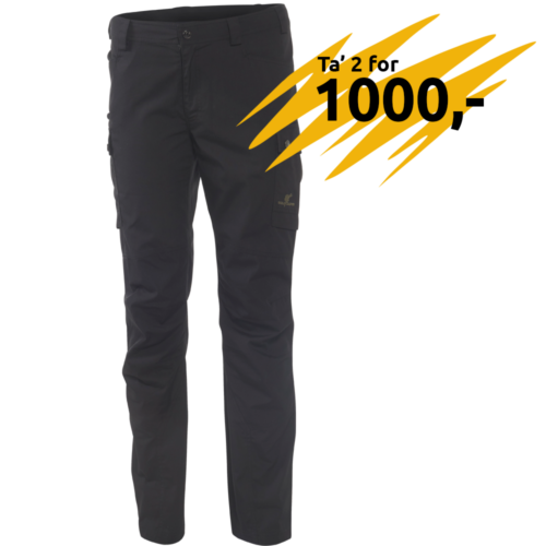 Kjerag unisex outdoorbuks - sort