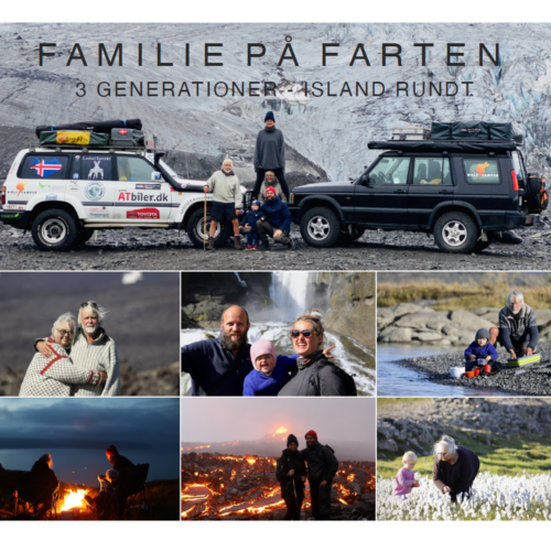 Billet - 3 generationer Island rundt. Onsdag d. 7. oktober, kl. 19.00. Incl kaffe og kage
