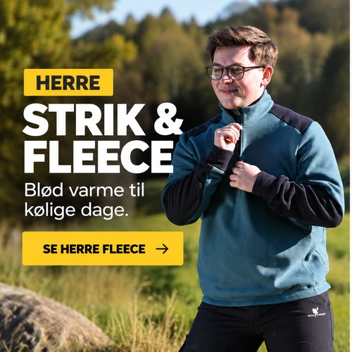 Strik og fleece - Herrer